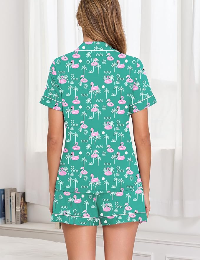 Pajama Set - Short Sleeve - 2 Piece