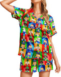Women's Pajama Set - Short Sleeve - 2 Piece