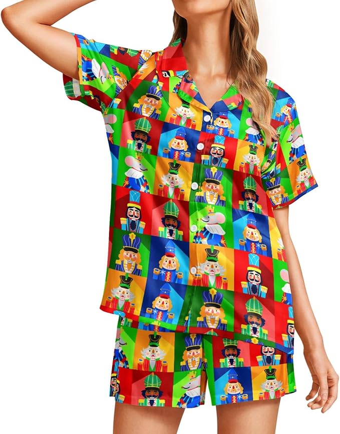 Women's Pajama Set - Short Sleeve - 2 Piece
