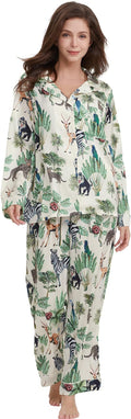 Satin Pajama Set - Long Sleeve - 2 Piece