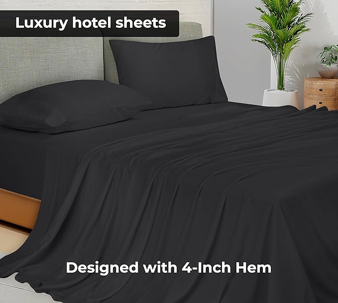 Microfiber Flat Sheet - California King - 2 Pack
