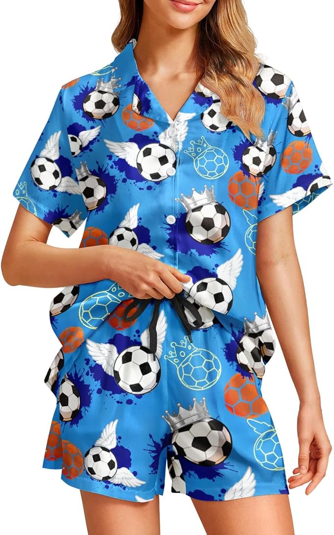 Women's Pajama Set - Short Sleeve - 2 Piece