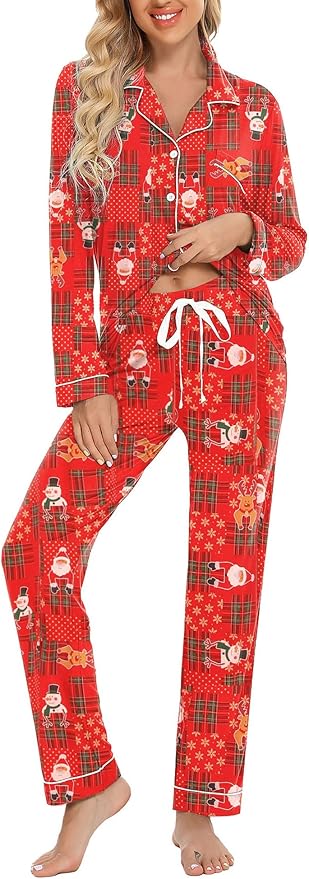 Women's Pants Pajama Set - Long Sleeve - 2 Piece