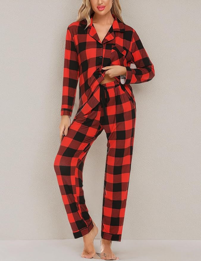 Women's Pants Pajama Set - Long Sleeve - 2 Piece
