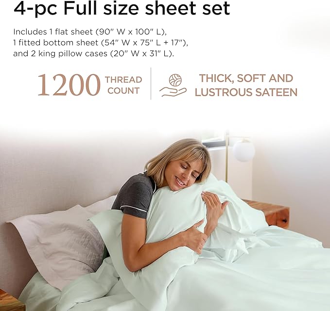 Bed Sheet Set - Full - 4 Piece
