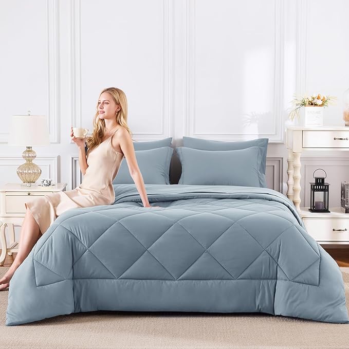 Down Alternative Comforter Set - Full - 7 Piece