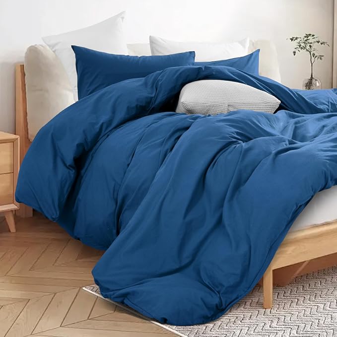 Linen Duvet Cover Set - King - 3 Piece
