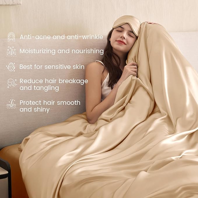 Mulberry Silk Duvet Cover Set - King - 3 Piece