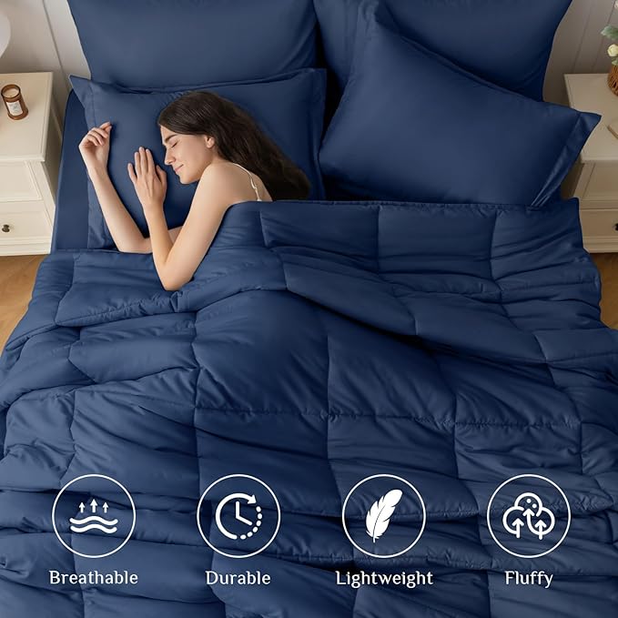 Down Alternative Comforter Set - King - 7 Piece