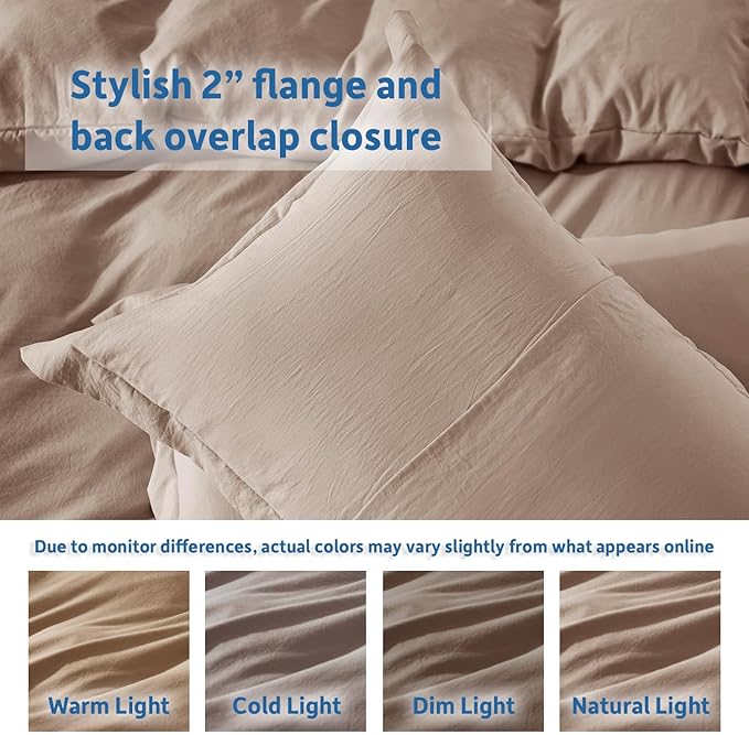 Duvet Cover Set - Full - 80 x 90 in - 3 Piece