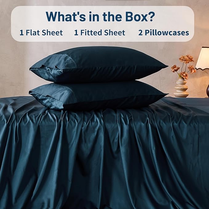 Bed Sheet Set - California King - 16 in Deep Pocket - 4 Piece