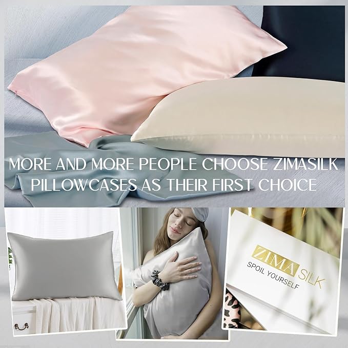 Mulberry Silk Pillowcase Set - Standard - 2 Pack