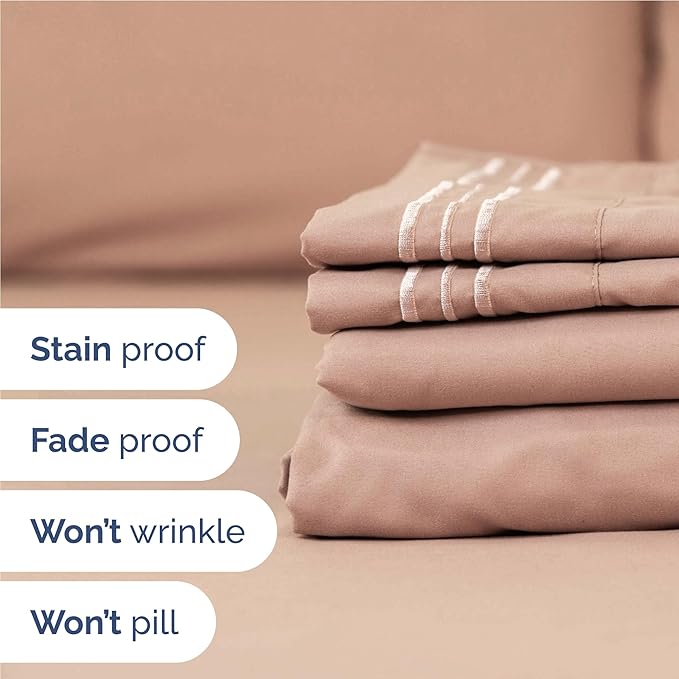 Cooling Bed Sheet Set - Full - 4 Piece
