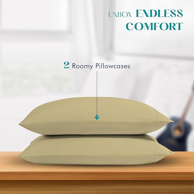 Linen Cooling Pillowcase Set - King - 2 Piece
