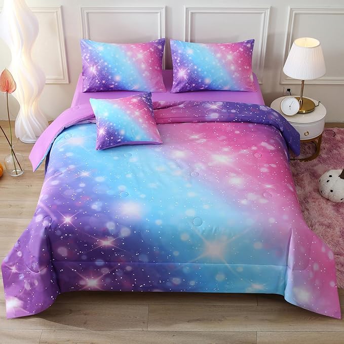 Microfiber Comforter Set - Twin - 6 Piece