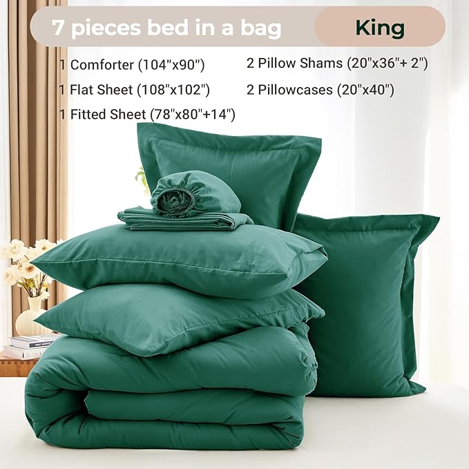 Comforter Set - King - 7 Piece