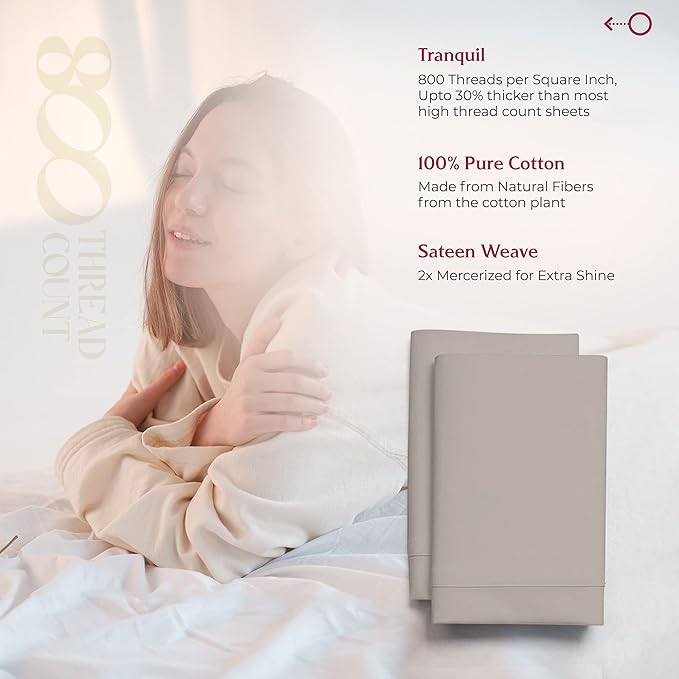 Linen Pillowcase Set - Queen - 2 Piece