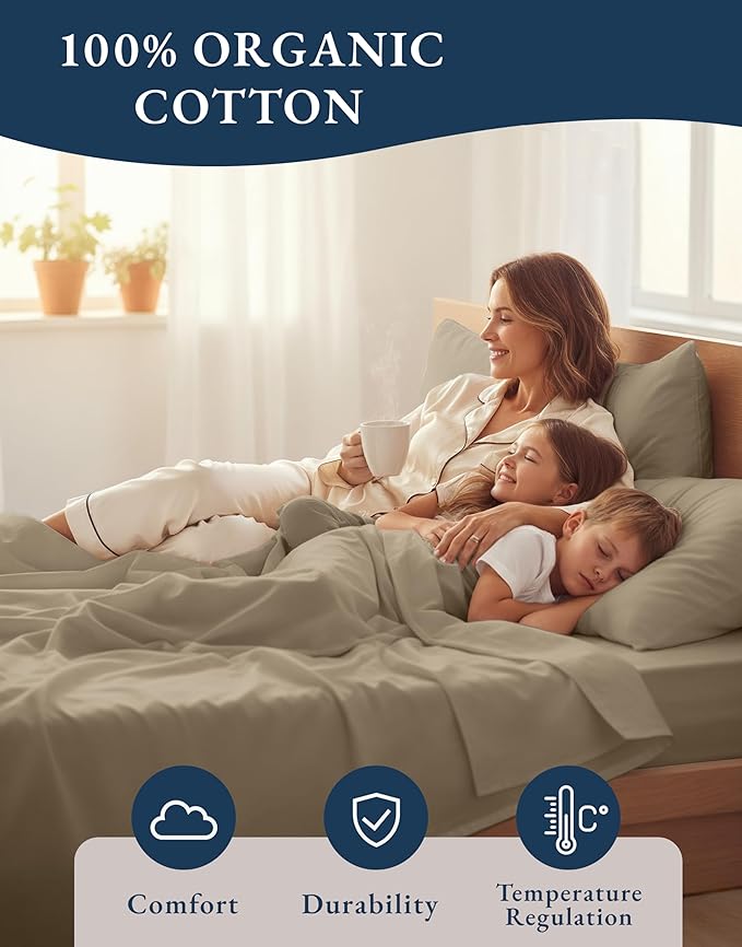 Linen Bed Sheet Set - Twin XL - 3 Piece