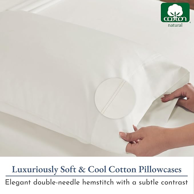 100% Cotton Pillowcase - Queen