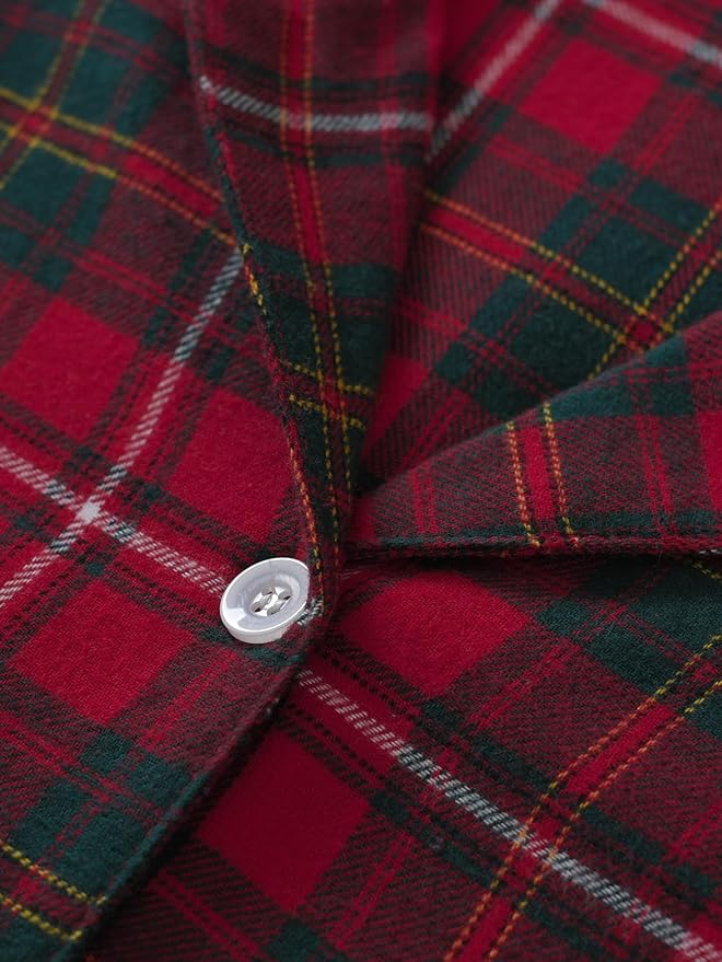 Women's Flannel Pajama Set - 2 Piece
