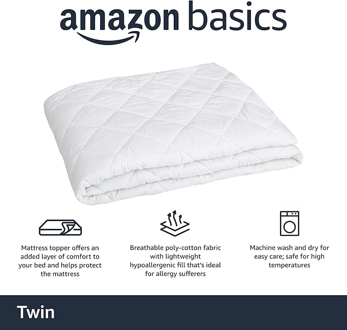 Hypoallergenic Mattress Pad - Twin