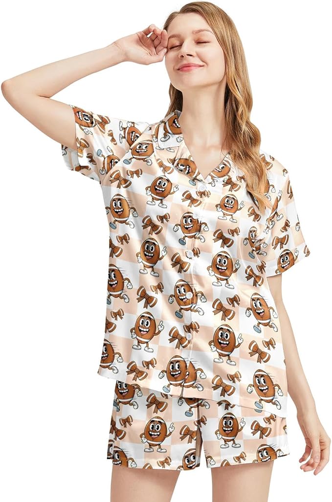 Women's Pajama Set - Short Sleeve - 2 Piece