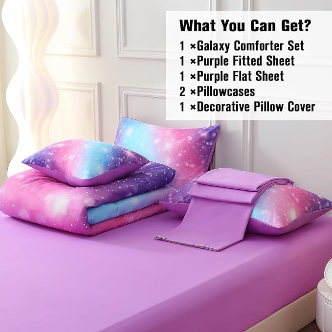 Microfiber Comforter Set - Full - 6 Piece