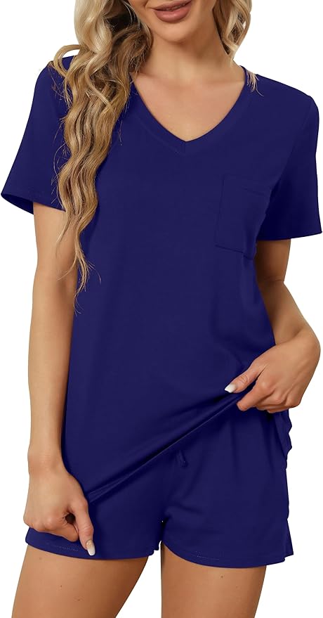 Women's Pajama Set - Short Sleeve - 2 Piece