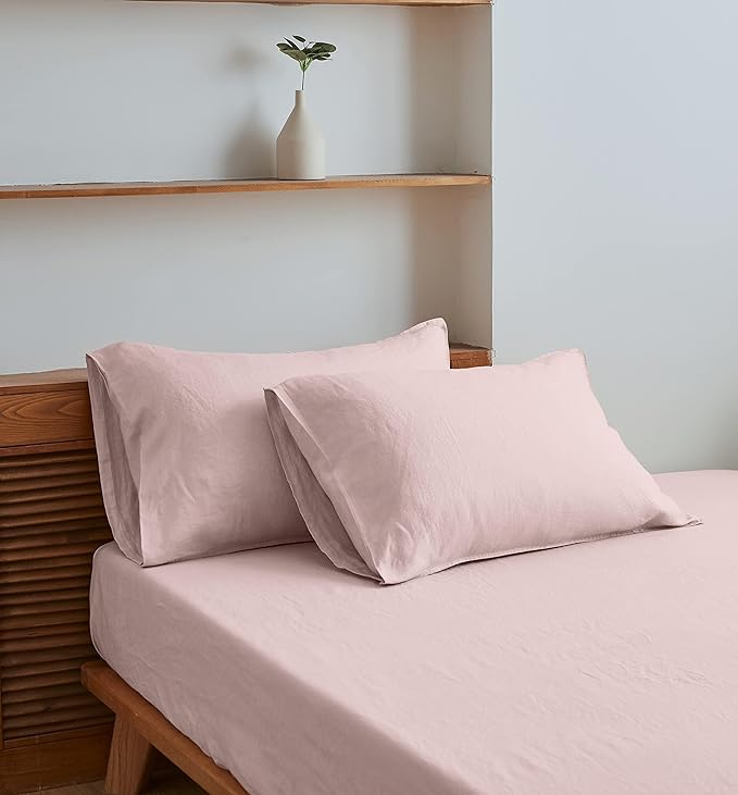 Linen Bed Sheet Set - Twin - 3 Piece