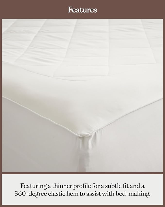 Bamboo Cooling Mattress Pad - Queen