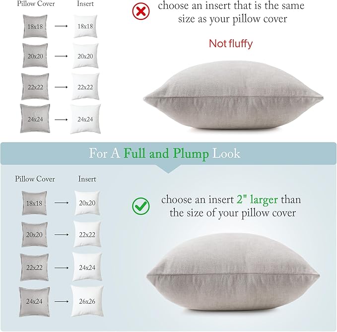 Pillow Insert - 2 Piece