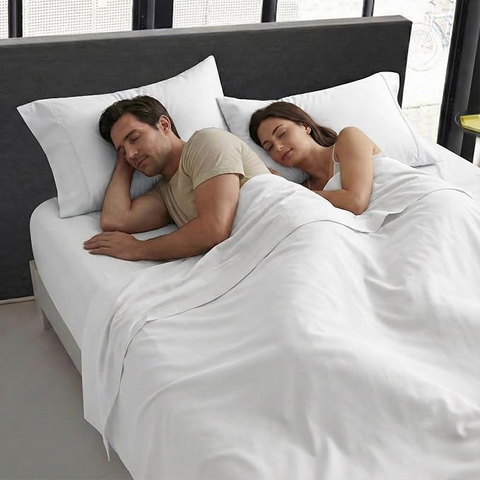 100% Cotton Pillowcase Set - King - 2 Piece