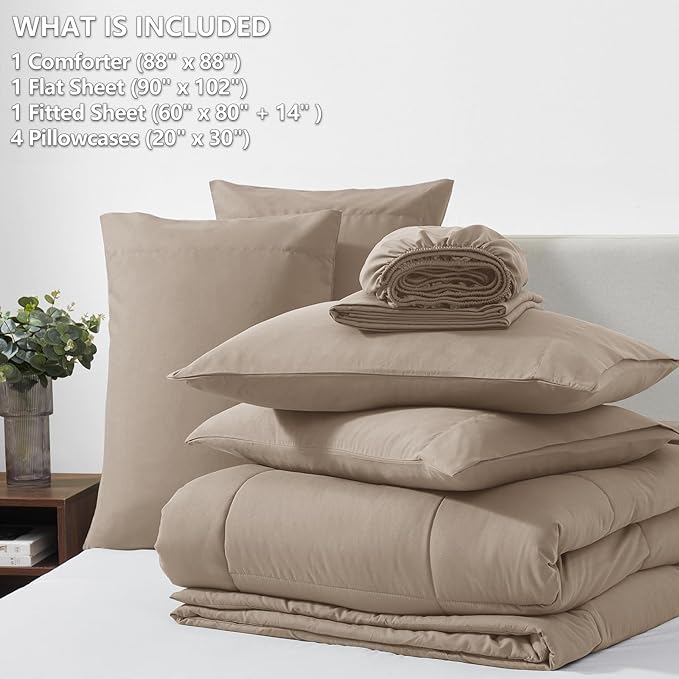 Comforter Set - Queen - 7 Piece