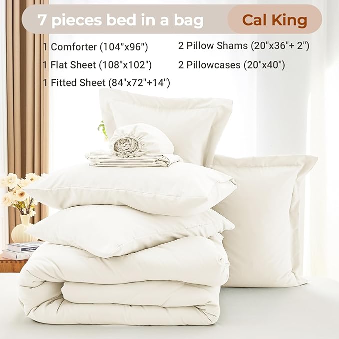 Comforter Set - California King - 7 Piece