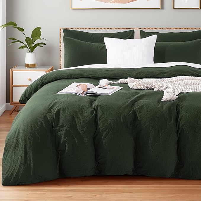 Linen Duvet Cover Set - Twin - 2 Piece
