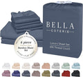 Bamboo Cooling Bed Sheet Set - King - 6 Piece