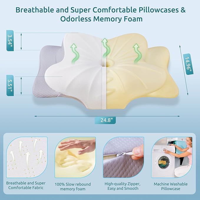 Memory Foam Bed Pillow
