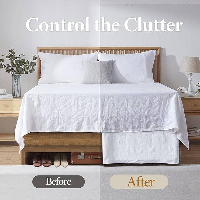 Linen Bed Skirt - King