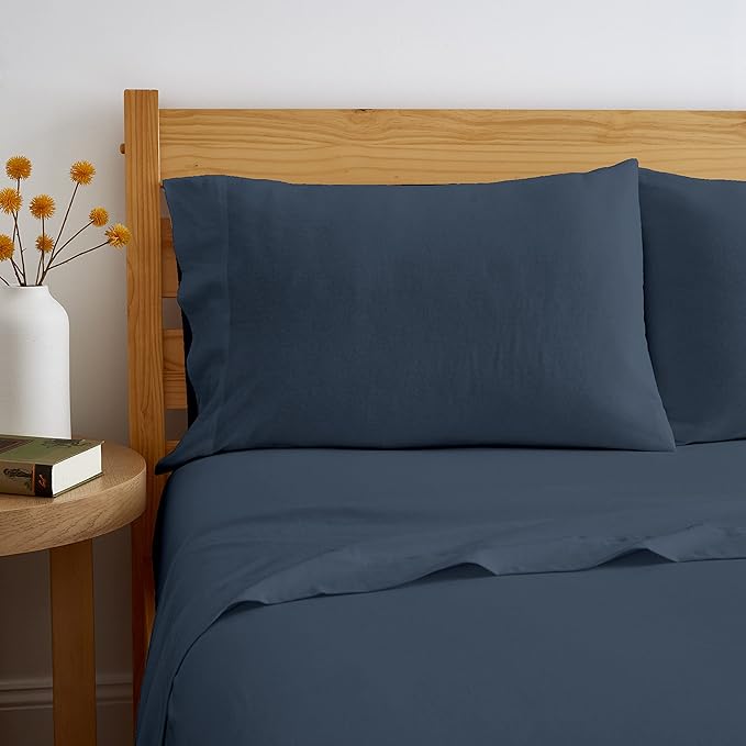 Linen Bed Sheet Set - Twin - 3 Piece
