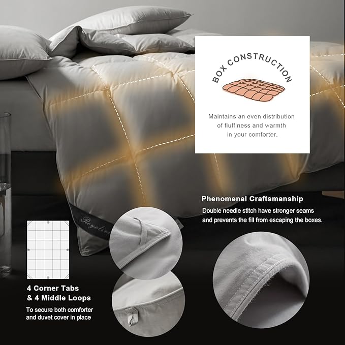 100% Cotton Duvets Down Comforter - California King