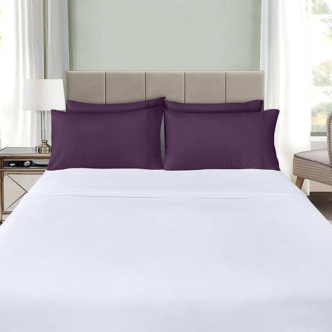 Microfiber Pillowcase Set - Queen - 20 x 30 in - 4 Pack