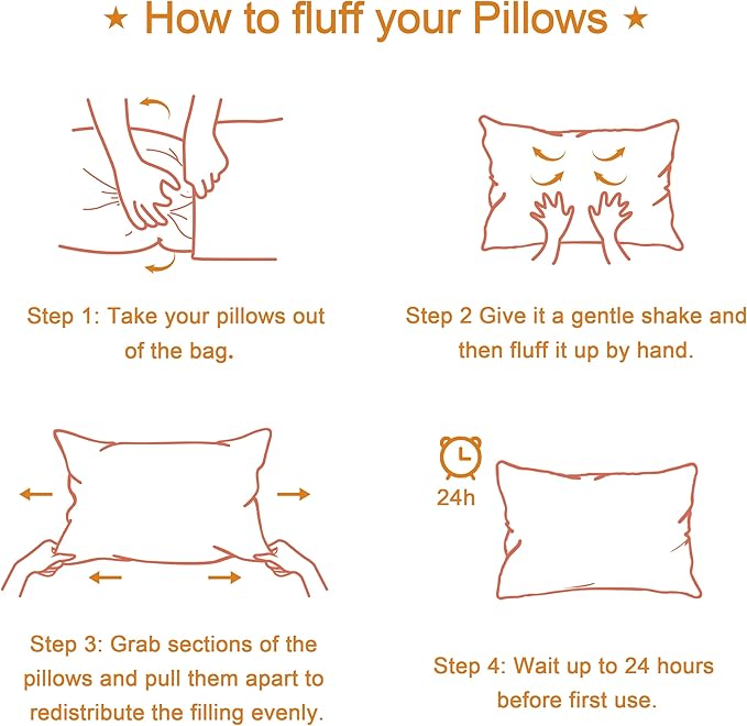 Down Alternative Bed Pillow - Standard - 2 Piece