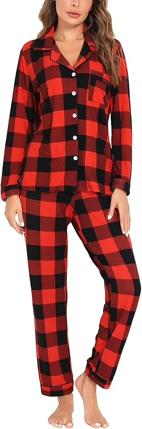 Women's Pajama Set - Long Sleeve - 2 Piece