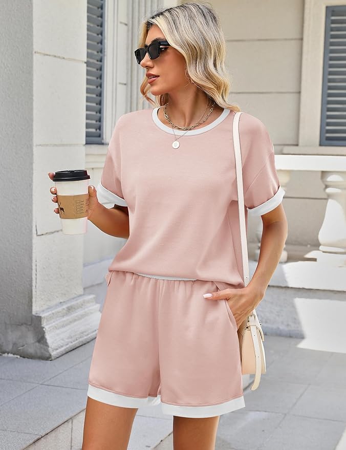 Shorts Pajama Set - Short Sleeve - 2 Piece
