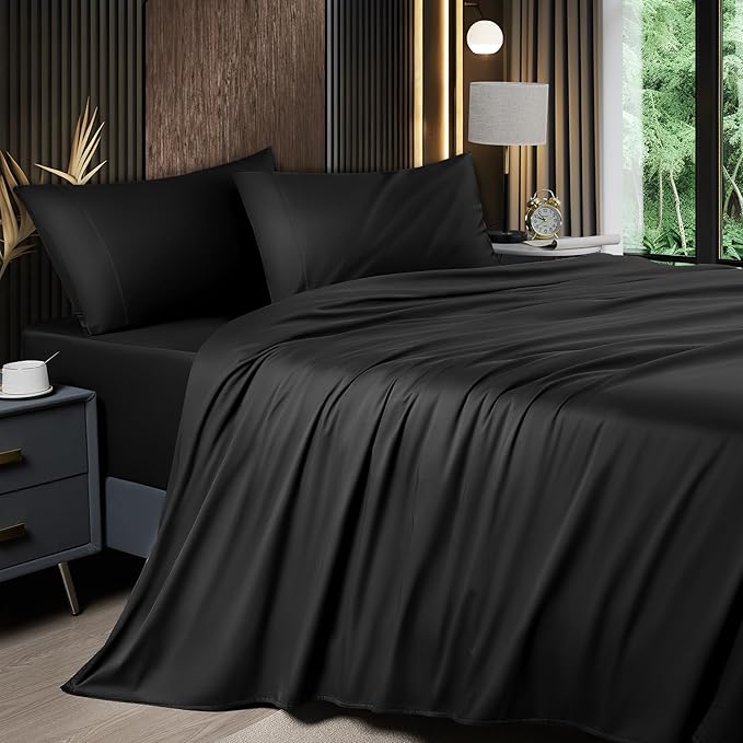 Bamboo Cooling Bed Sheet Set - Full - 4 Piece