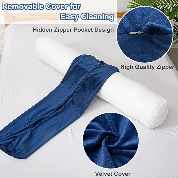 Velvet Body Pillow - 47 x 7.87 in