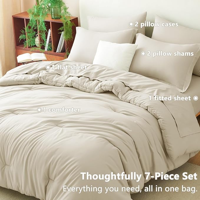 Comforter Set - King - 7 Piece