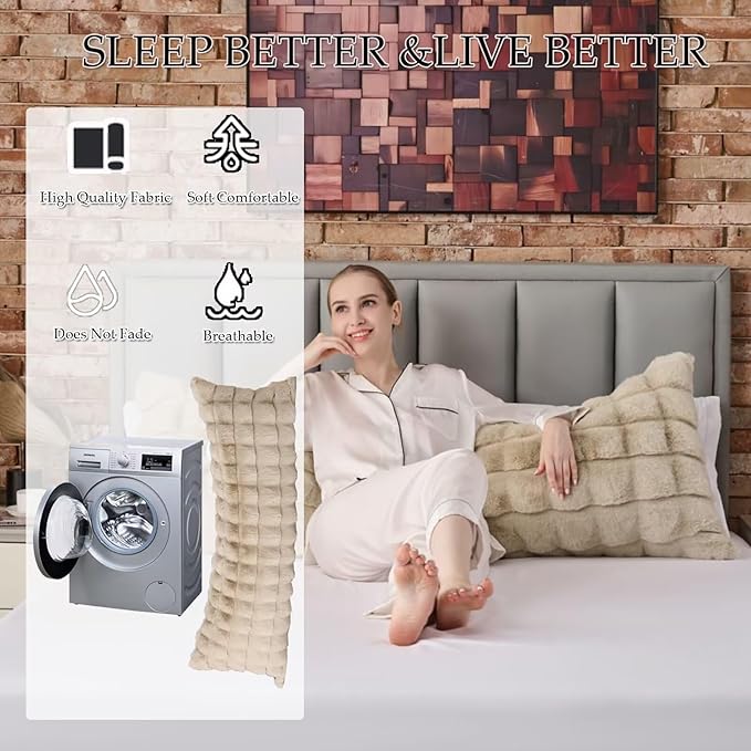 Memory Foam Orthopedic Body Pillow - Full - 20 x 54 in