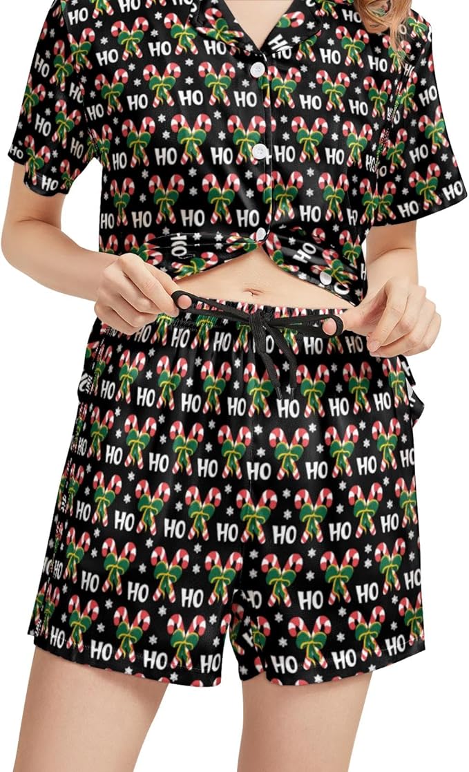 Women's Pajama Set - Short Sleeve - 2 Piece