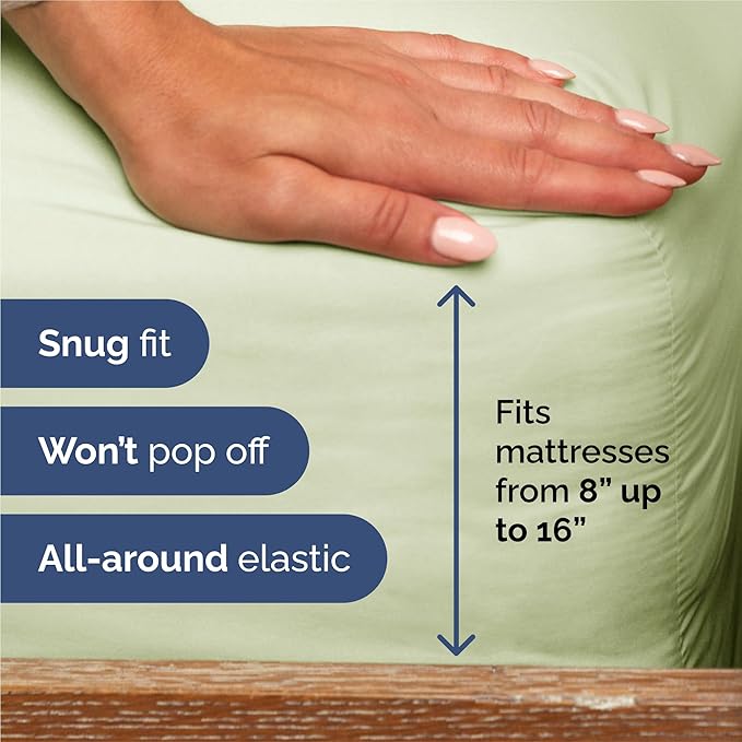 Cooling Bed Sheet Set - Split King - 5 Piece